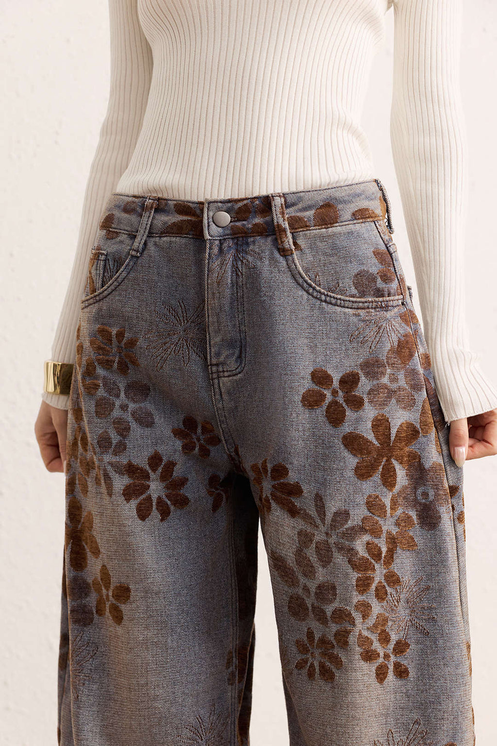Denim Floral